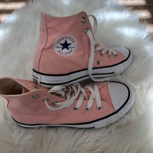 Pink Hightop Converse